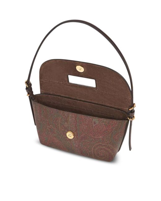 Etro Brown Small Arnica Boat Bag
