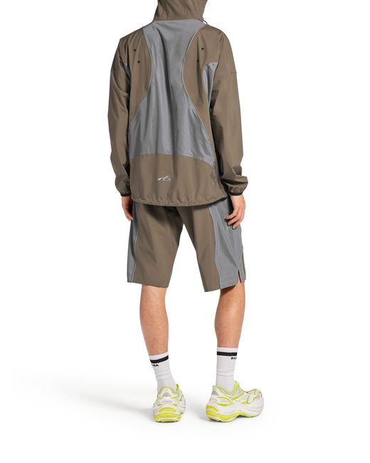 Balenciaga Gray Techwear Zip-Up Jacket for men