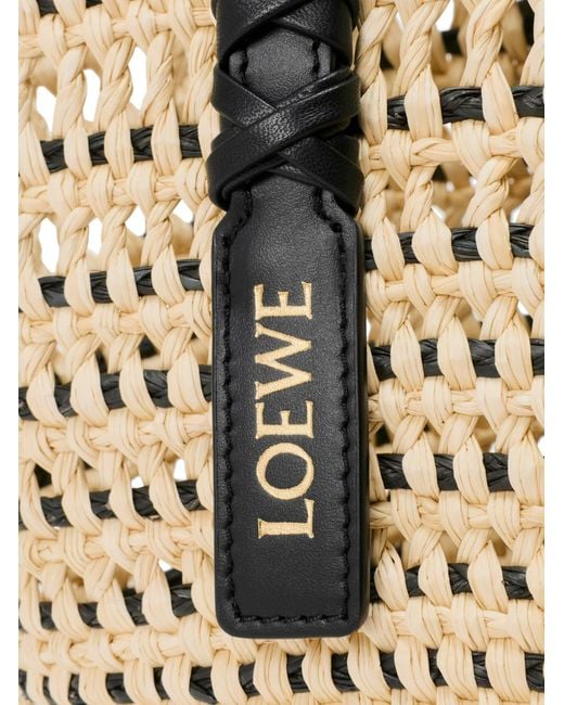 Loewe Natural X Paula's Ibiza Medium Braid Basket Bag