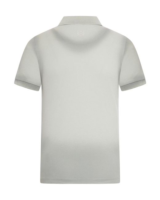 Loewe Gray Cotton Polo Shirt