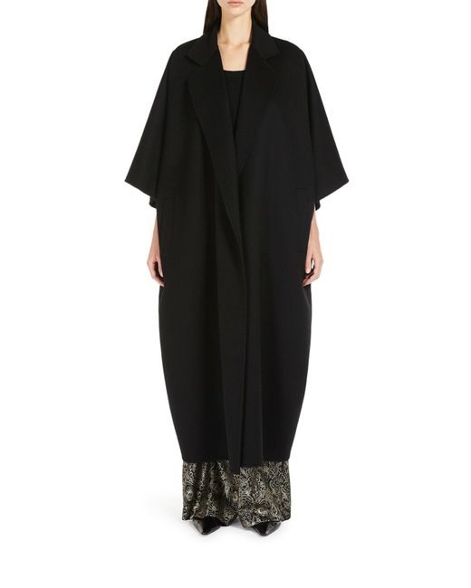 Max Mara Black Single Breasted Coat