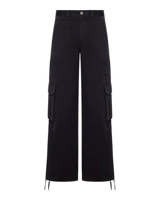Loewe Black Cotton Cargo Pants for men