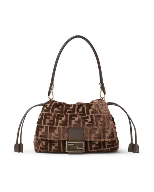 Mamma baguette media di Fendi in Brown