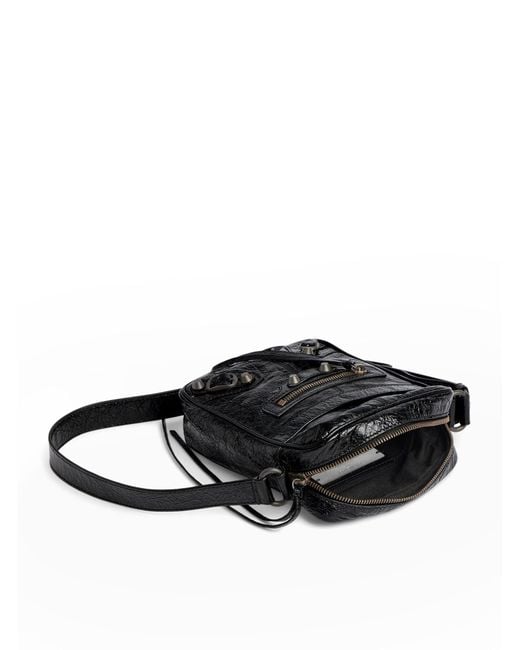 Balenciaga White Le City Vertical Crossbody Bag for men