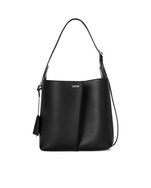 Loewe Black Bilbao Medium Bucket Bag