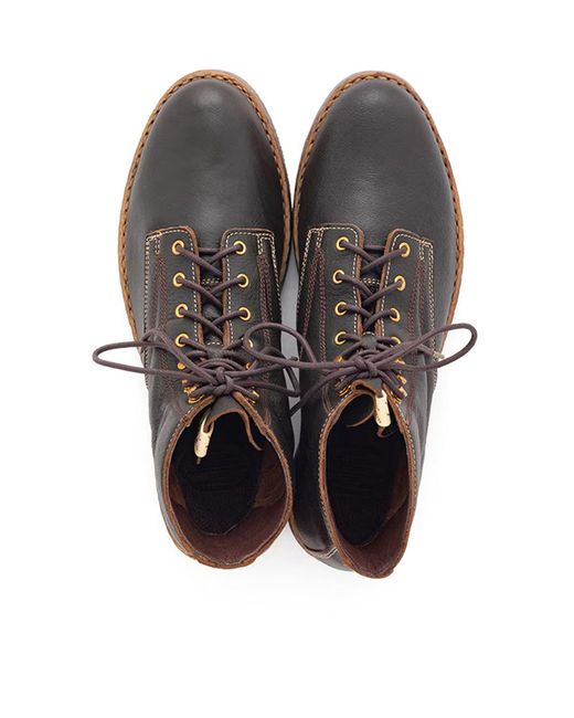 Visvim Brown Virgil Boots-Folk for men