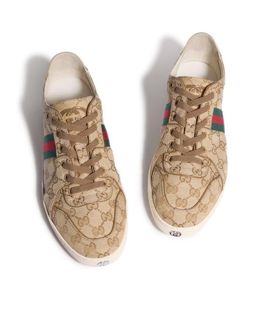 Gucci Natural Low Stretch Gg Sneakers for men