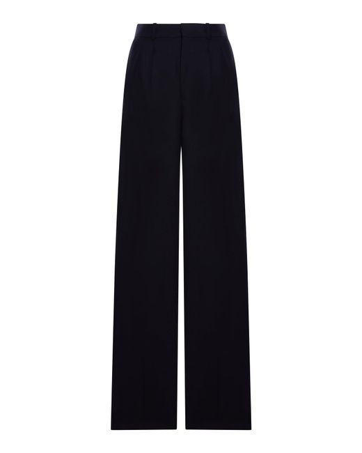 Saint Laurent Blue Regular & Straight Leg Pants