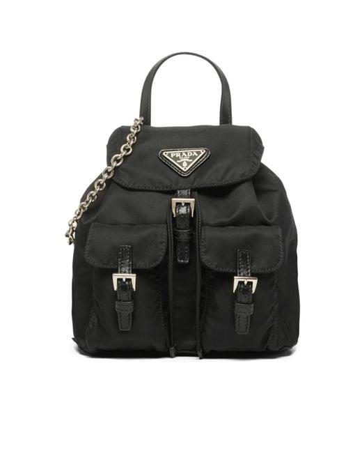Prada Black Mini Nylon Backpack