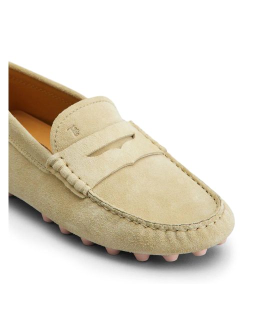 Tod's Natural Loafers Shoes