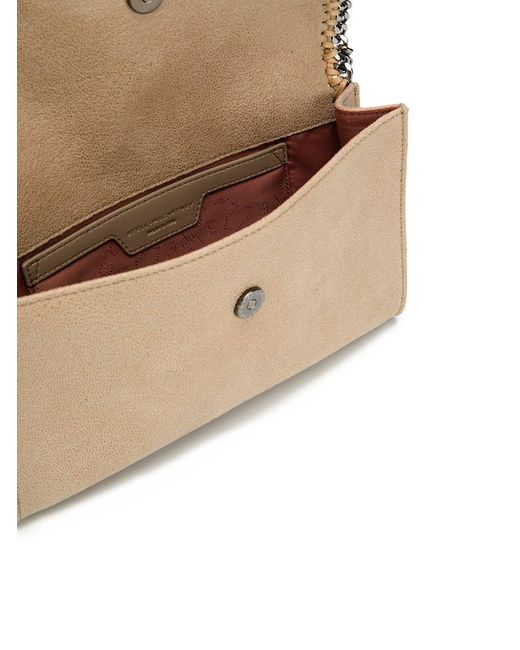 Stella McCartney Natural Falabella Shoulder Wallet Bag