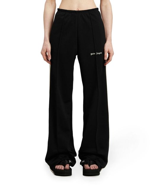 Pantaloni sportivi con righe laterali di Palm Angels in Black