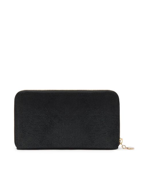 Falabella zip continental wallet di Stella McCartney in Black