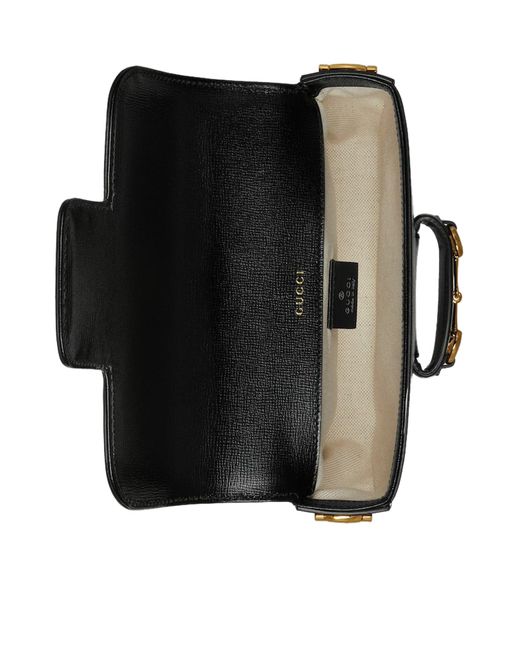 Gucci Black Horsebit 1955 Mini Shoulder Bag