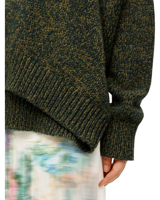 Loewe Green Trompe Loeil Sweater