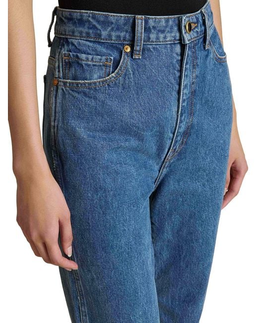 Khaite Blue Danielle High-waisted Jeans