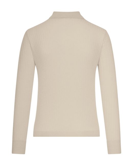 Max Mara Pure White Gitano Cashmere Pullover
