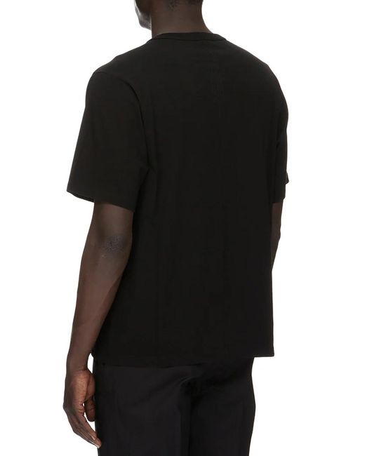 Rick Owens Black Brad T Cotton T-Shirt for men