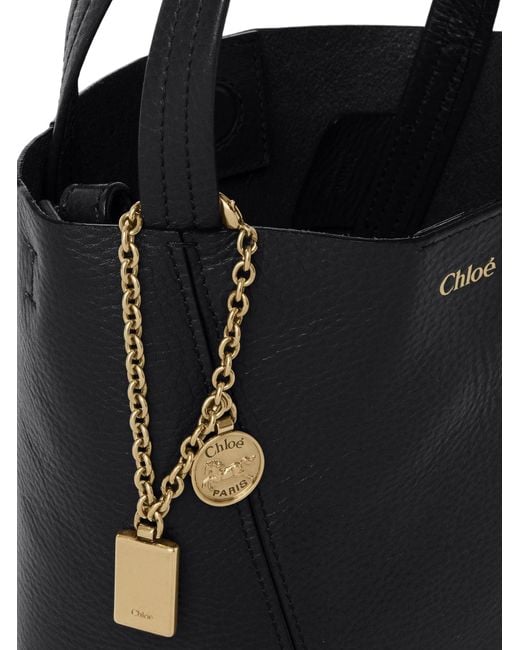 Chloé Black Chloé Spin Small Tote Bag