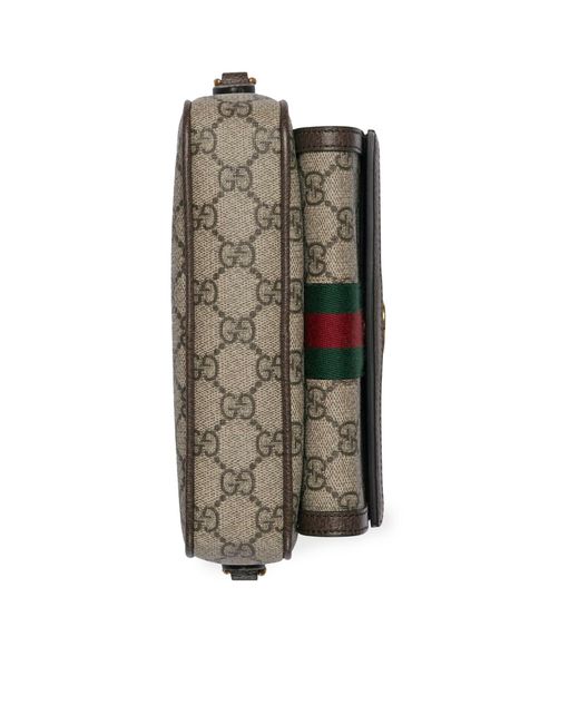 Gucci Brown Ophidia Mini Bag Gg for men