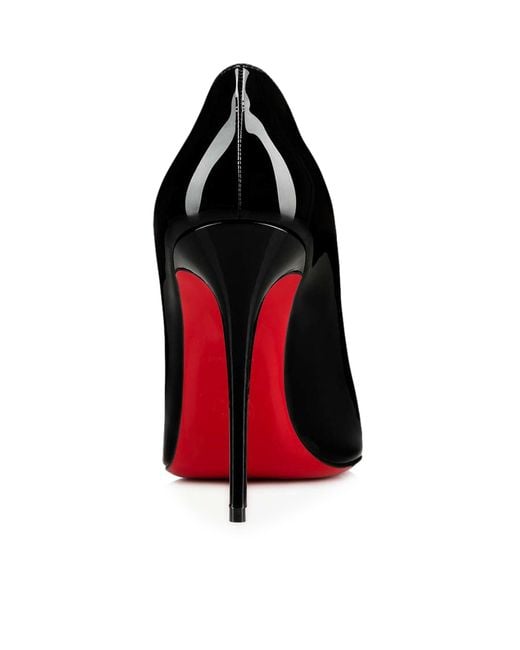 Christian Louboutin Black Kate 100 Patent Leather Pumps