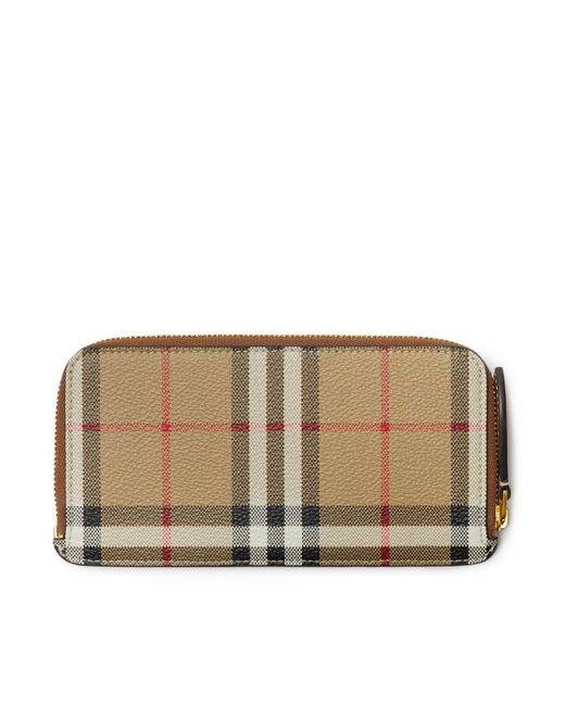 Burberry Continental Wallet in Brown | Lyst UK
