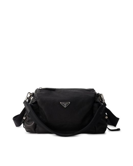 Borsa explore in pelle di Prada in Black da Uomo