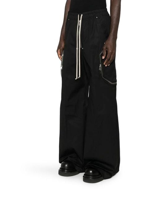 Rick Owens Black Pants Heizer Belas for men