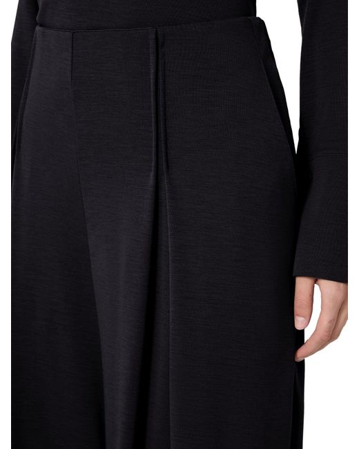 Max Mara Pure Blue Wool Jersey Trousers