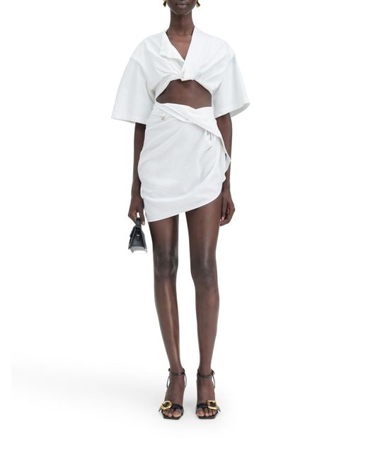 Jacquemus White Mini Skirts