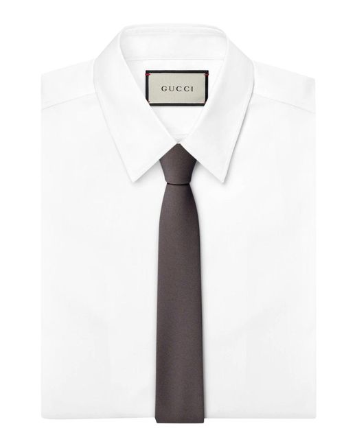 Gucci Multicolor Silk Tie With Crepe Effect for men