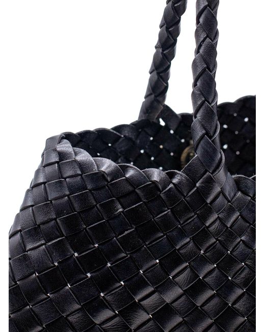 Dragon Diffusion Black Santa Croce Small Bag
