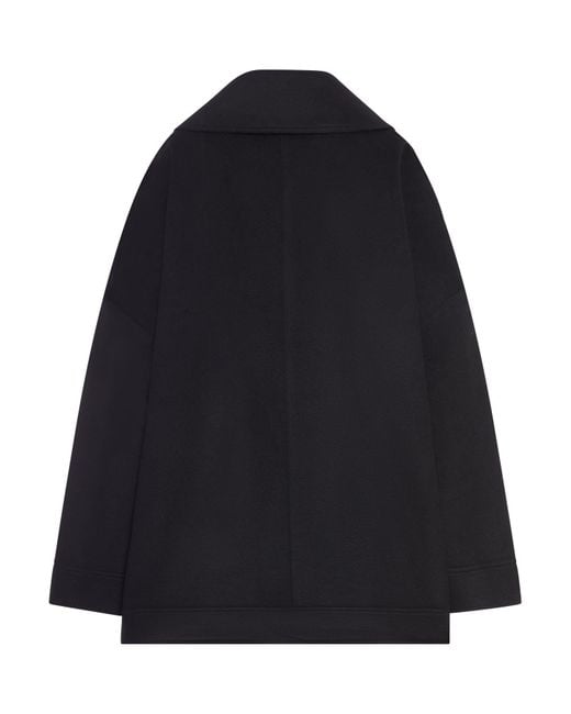 Totême  Blue Double Oversized Wool Blend Jacket
