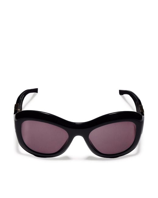 Occhiali da sole rotondi di Gucci in Purple