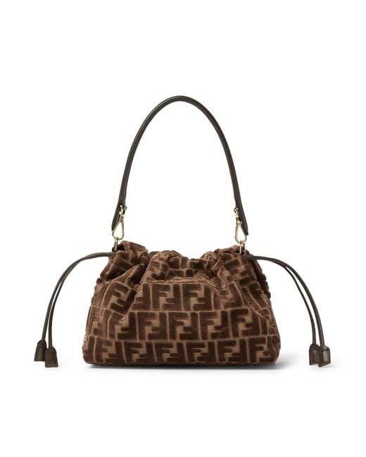 Mamma baguette media di Fendi in Brown
