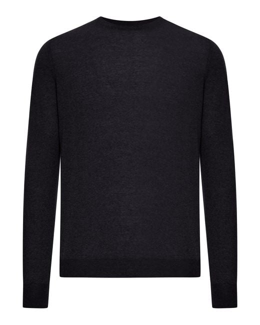 Nome G Blue Crewneck Sweater for men