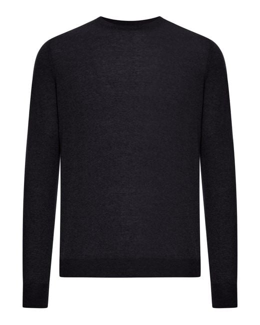 Nome G Blue Crewneck Sweater for men
