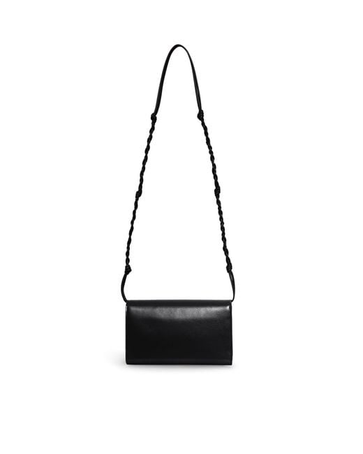 Jil Sander White Tangle Wallet With Shoulder Strap