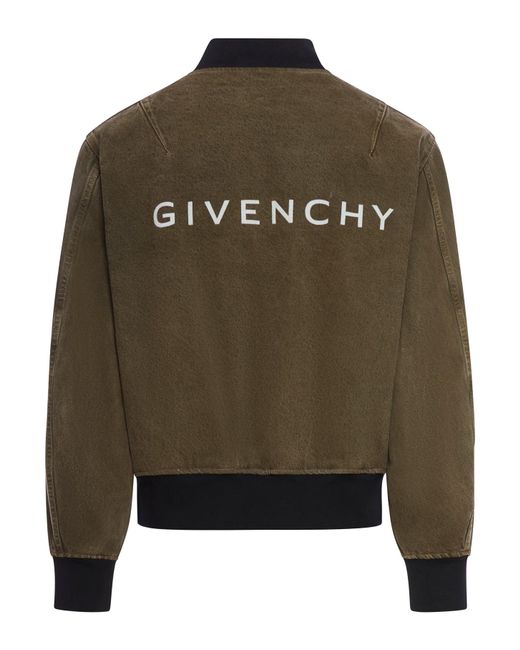 Givenchy Green Bomber Jackets for men