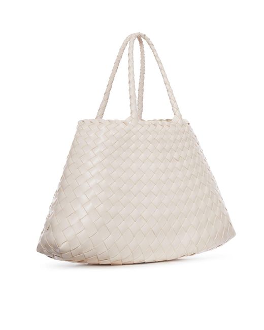 Dragon Diffusion Natural Santa Croce Small Leather Bag