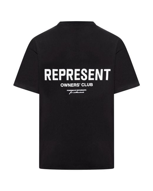 Represent Black T-shirts for men