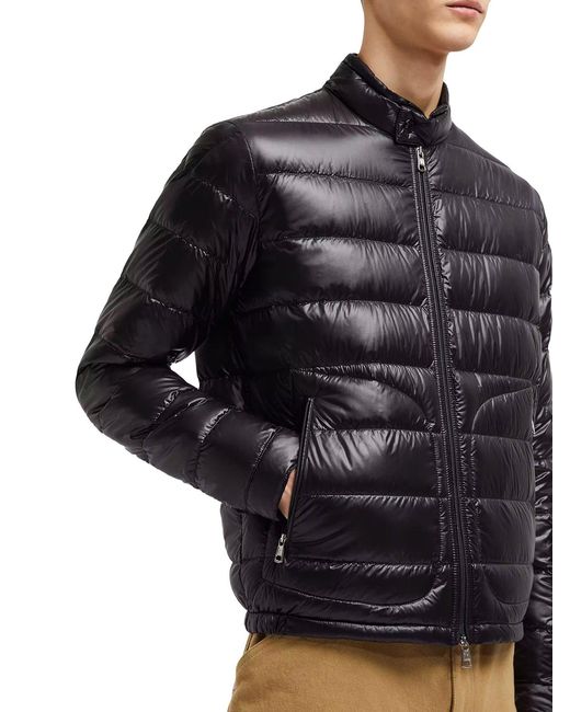 Moncler Black Acorus Short Down Jacket for men
