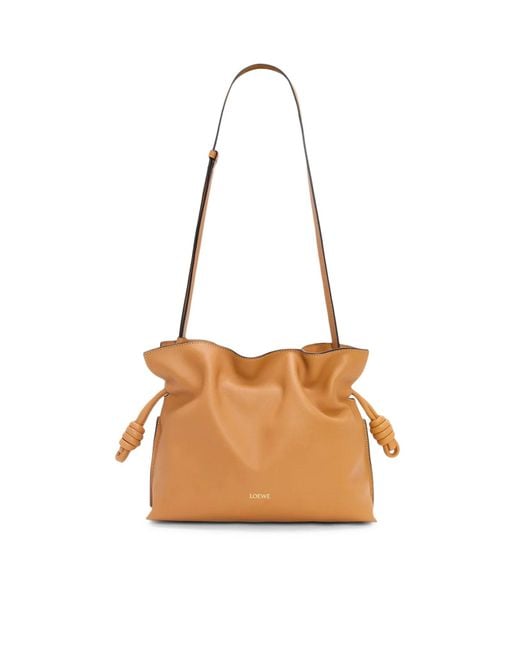 Loewe Brown Medium Flamenco Clutch