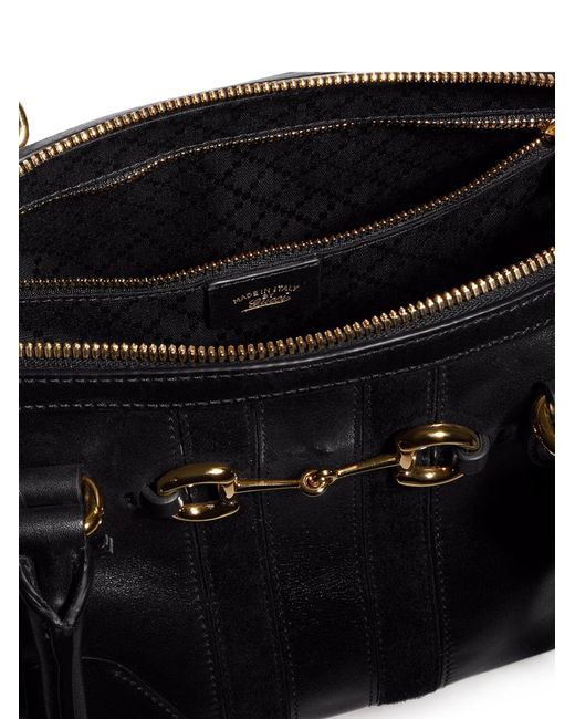 Gucci Black Medium-Sized Barrel Bag