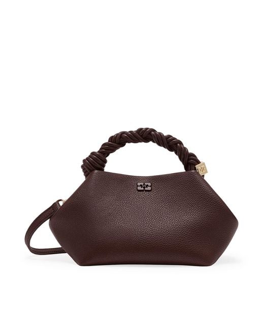 Ganni Brown Small Bou Bag