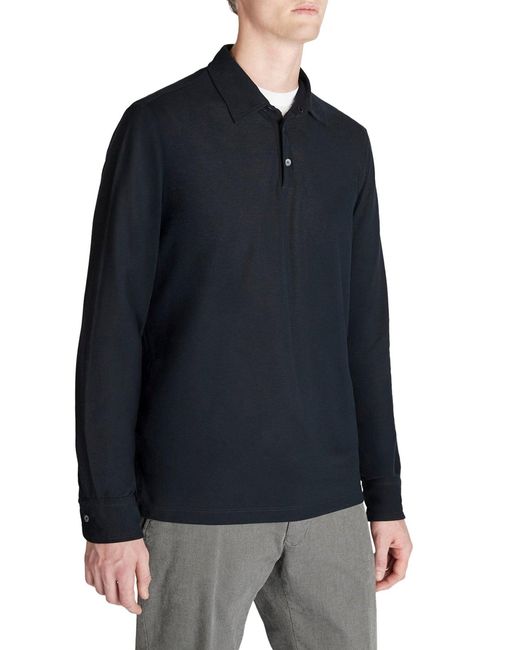 Zanone Blue Slim Fit Polo for men