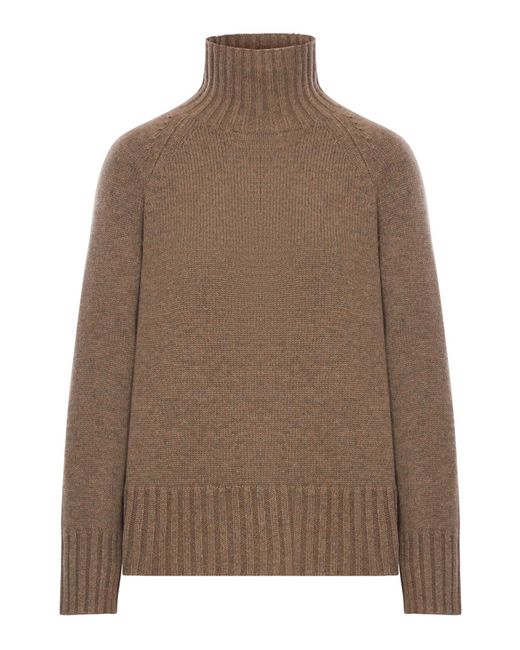 'S Max Mara
Maglione A Coste A Collo Alto di Max Mara in Brown