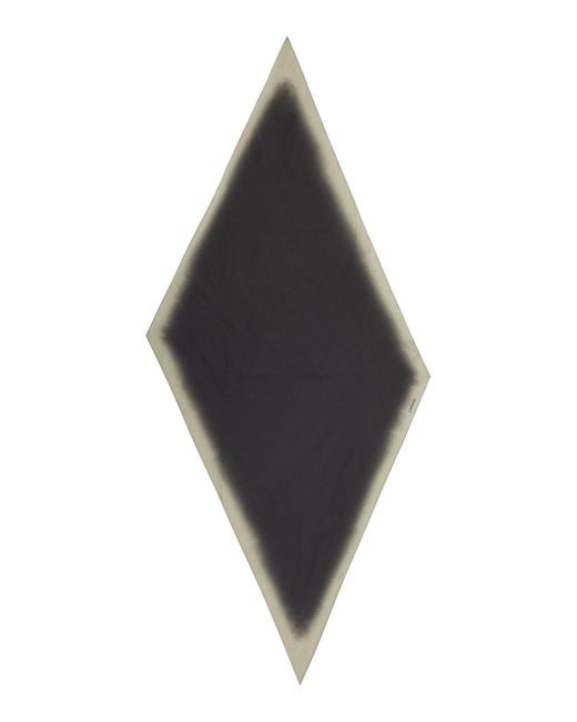 Lardini Black Cotton And Silk Scarf for men