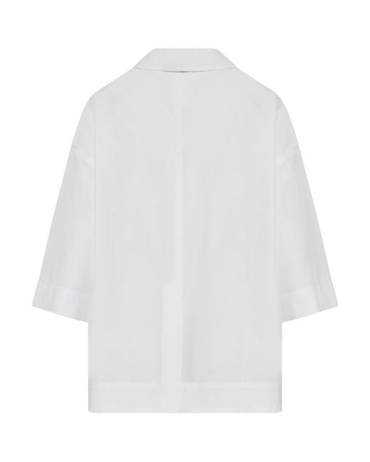 Camicia in cotone di Sportmax in White