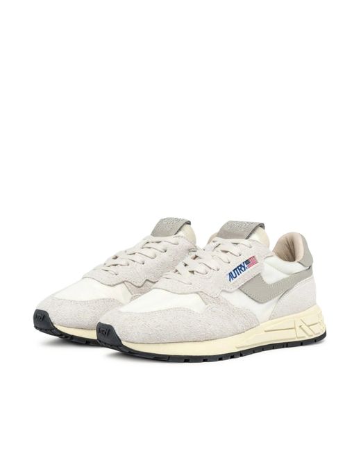Autry White Sneakers Reelwind Low for men